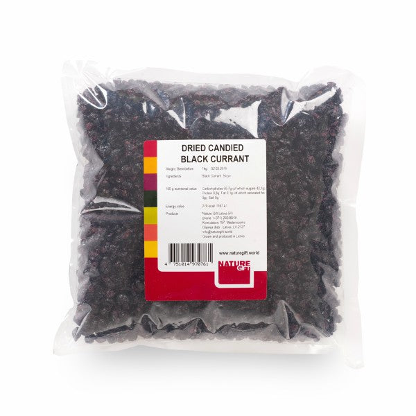 Cassis séchés et sucrés 1kg